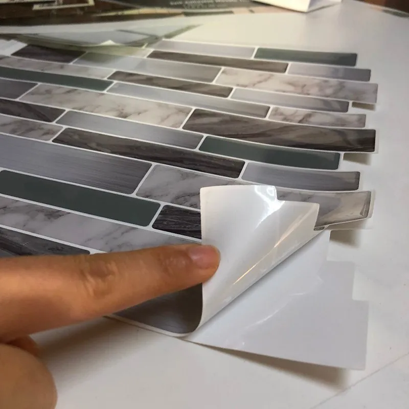 Самоклеющиеся пилинг и палка плитка панель от брызг 3D Мозаика Наклейка на стену