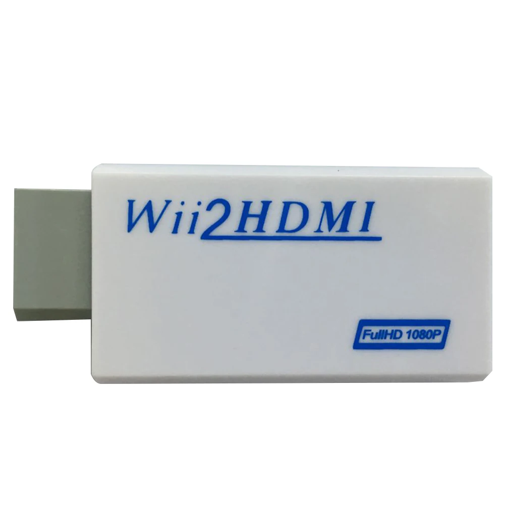 2019 Новый HDMI конвертер Поддержка FullHD 720P 1080P 3 5 мм аудио для Wii 2HDMI адаптер