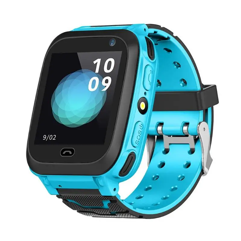 DS38 1 44 дюймовый сенсорный экран умные детские часы один ключ SOS Bluetooth камера