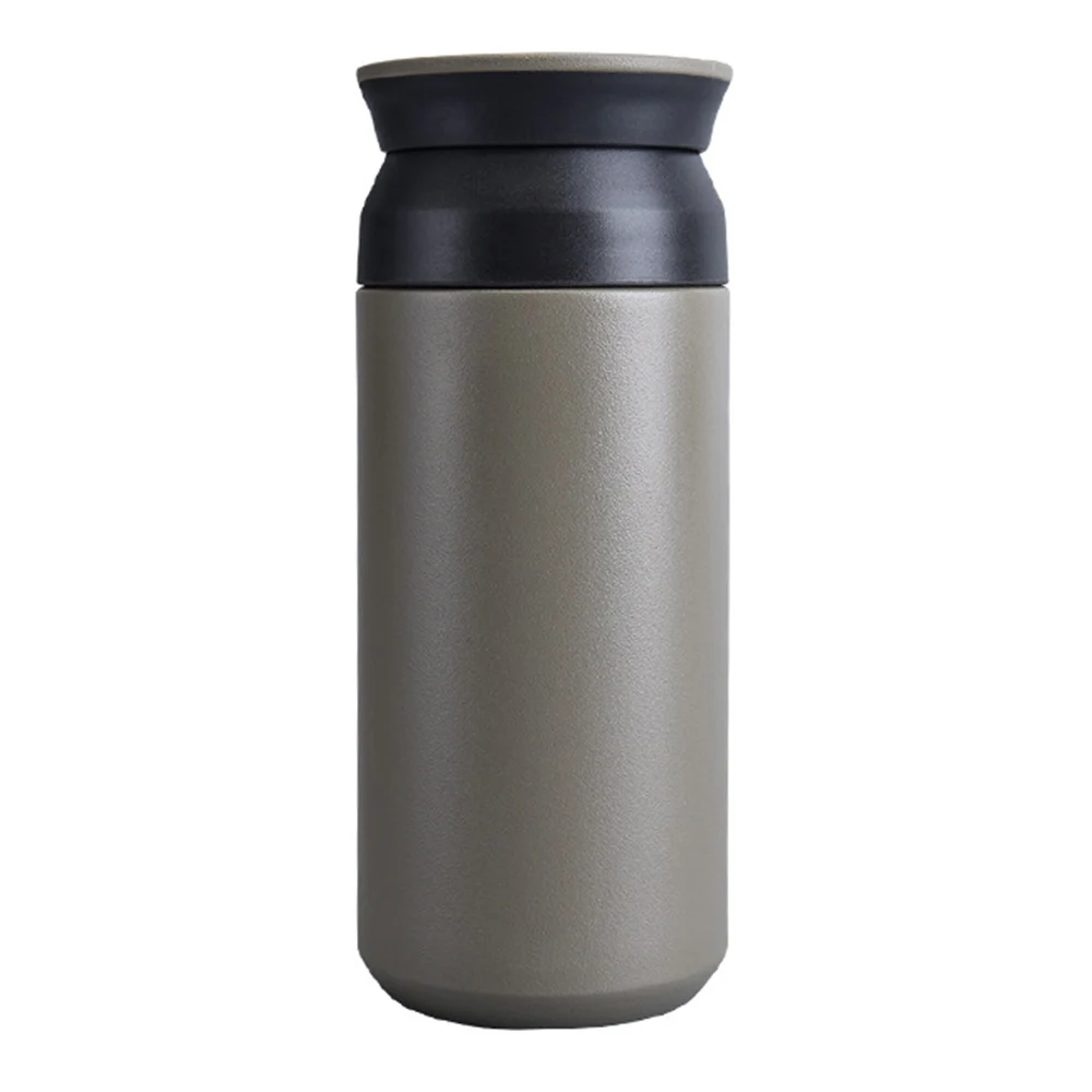 Stainless Steel Vacuum Flask Portable Simple Art Water Filter Cup Straight Normal Thermoses For Kids | Дом и сад