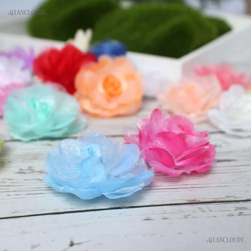 5/30/100 шт. декоративные бутоны из искусственной марли|flower head|camellia flowerflower camellia |