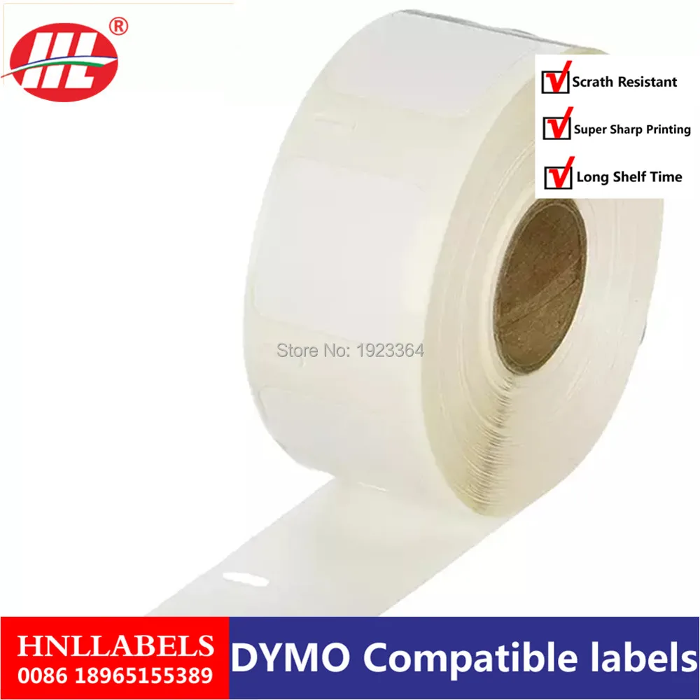 1 шт самоклеящиеся адресные этикетки DYMO 30252 LabelWriter 1/8 на 3 1/2 дюйма белый рулон