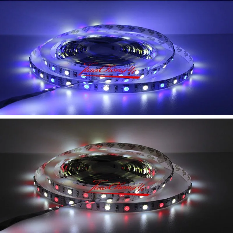 Светодиодный светильник 5 м 10 15 20 SMD 5050 RGBW RGBWW 1200 светодиодный s 60 s/M RGB лента