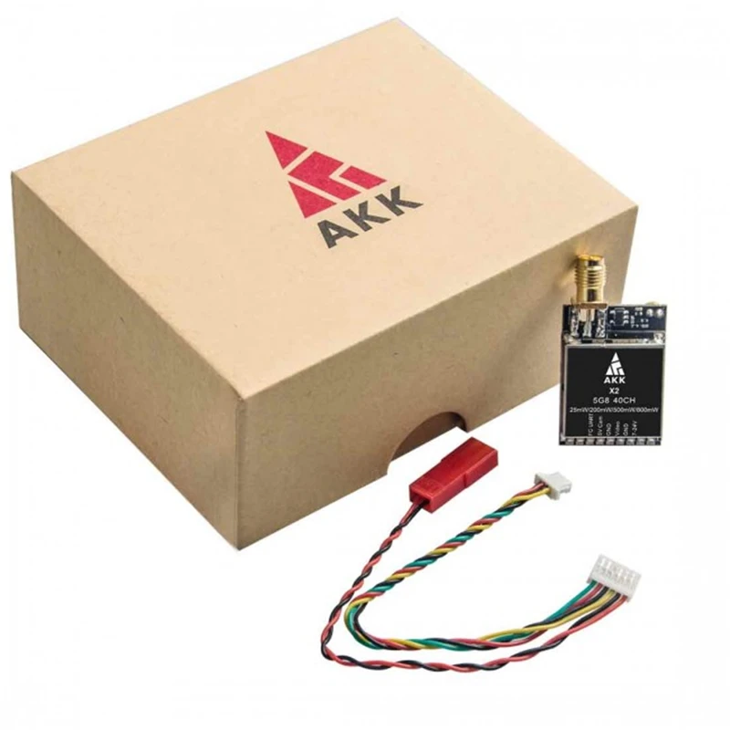 Передатчик AKK X2 SMA/X2P SMA /MMCX 25 МВт/200 мВт/500 МВт/800 МВт 5 8 ГГц 37CH FPV и Режим Smart Audio OSD питм