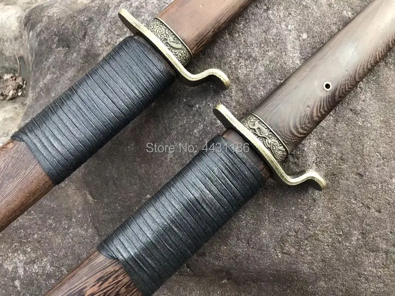 Ручная ковка высоких клинок из марганцевой стали острые для резки KungFu Dao Sword