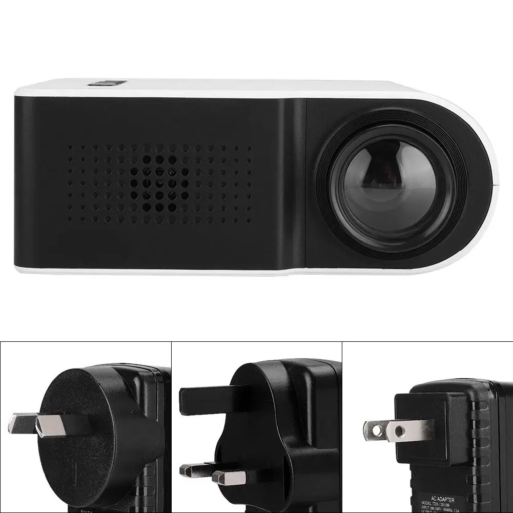 ТВ приставка Мини HD 1080P TFT LCD умный проектор домашний медиаплеер HDMI кинотеатр