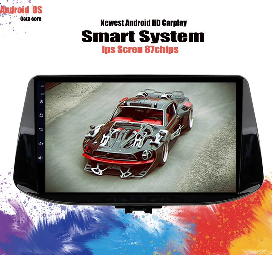 6 ГБ Android 10 0 автомобильный стерео DVD плеер GPS ГЛОНАСС навигация для Hyundai I30 2016 2019