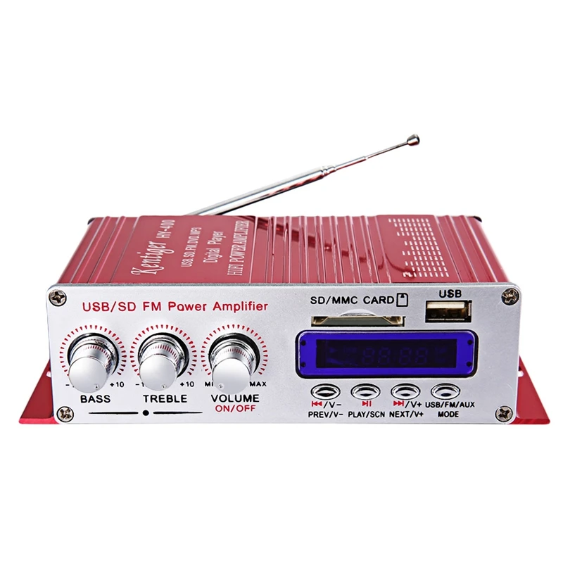 Kentiger Hy-400 Hi-Fi автомобильный стерео усилитель радио Mp3 динамик с Fm ЖК-дисплеем