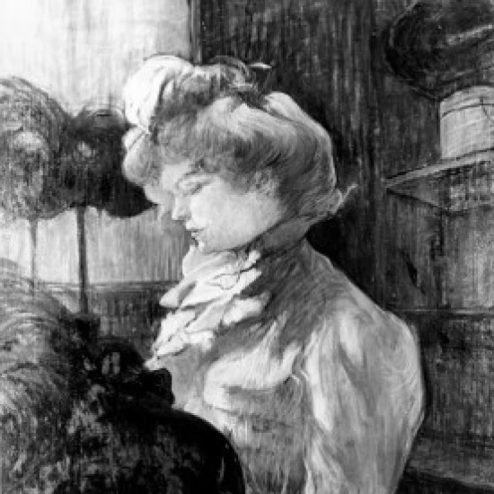 Mille Marguin от Henri de Toulouse Lautrec 1900 1864 1901 печать плакатов (24x36)|Таблички и знаки| |