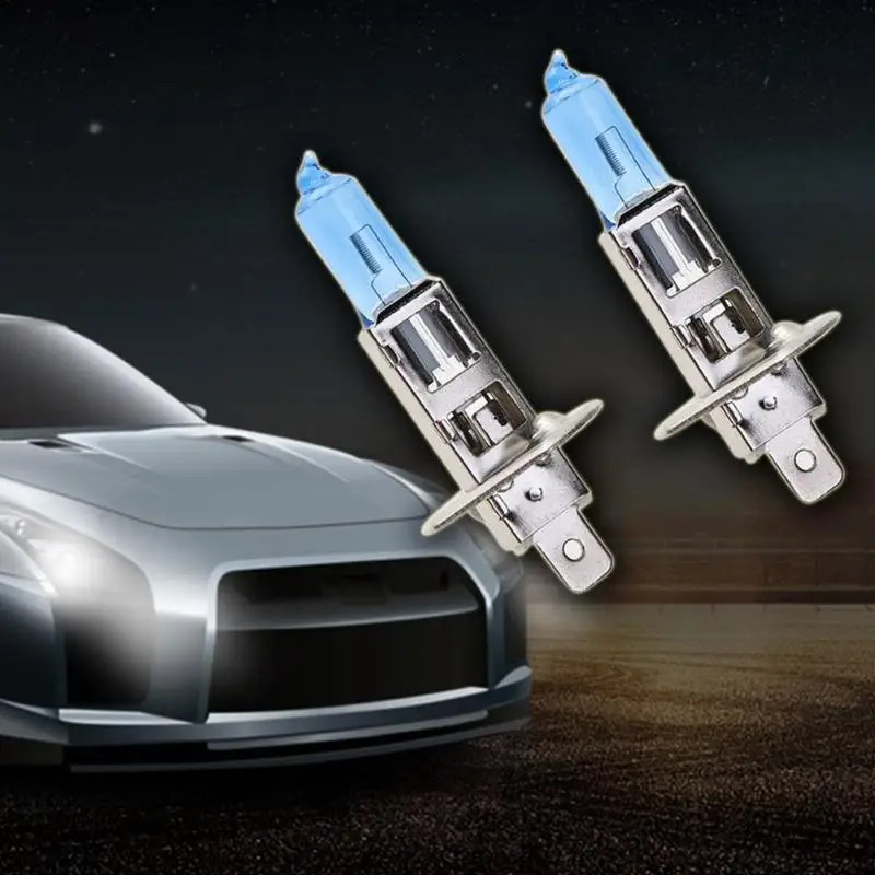 2 шт. H1 12V 100W Синий Автомобиль Галогенные ксеноновые фары лампы автомобилей супер