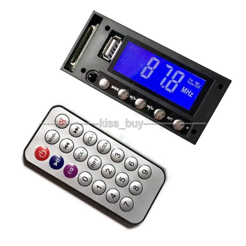 Цифровой светодиодный модуль Bluetooth MP3-плеер SD USB FM Радио Стерео Звук Музыка MP3