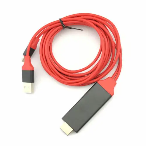 USB к HDMI ТВ адаптер зеркало HD 1080 OTG MHL зарядное устройство кабель для samsung Android не iPhone|