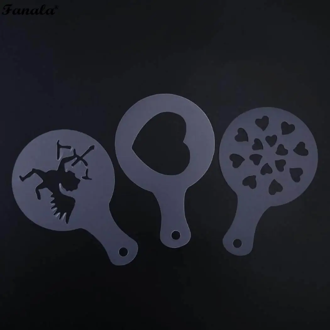 Новый кофе украшения трафареты печати формы для искусства Трафареты шаблон