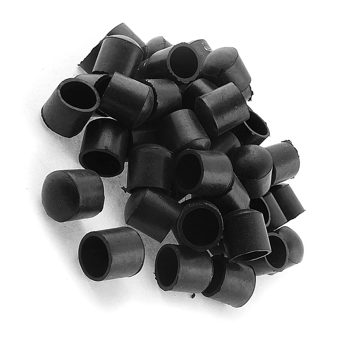 Promotion! Rubber Chair Table Furniture Feet Leg Cap End Tip 22mm Dia 50pcs Black | Мебель