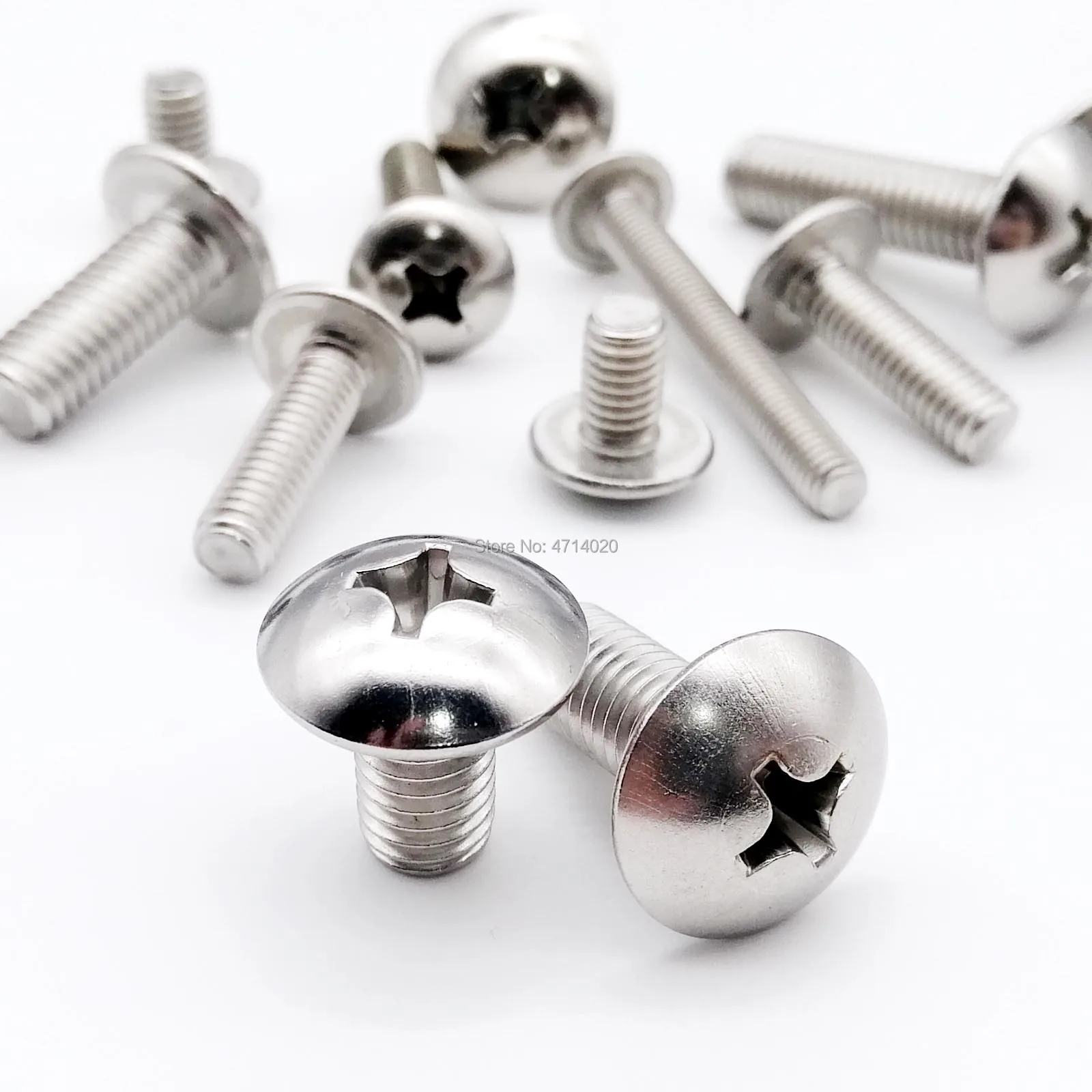Крепежная головка Phillips 10/50 шт. M2 M2.5 M3 M4 M5 M6 304 из нержавеющей стали с плоским