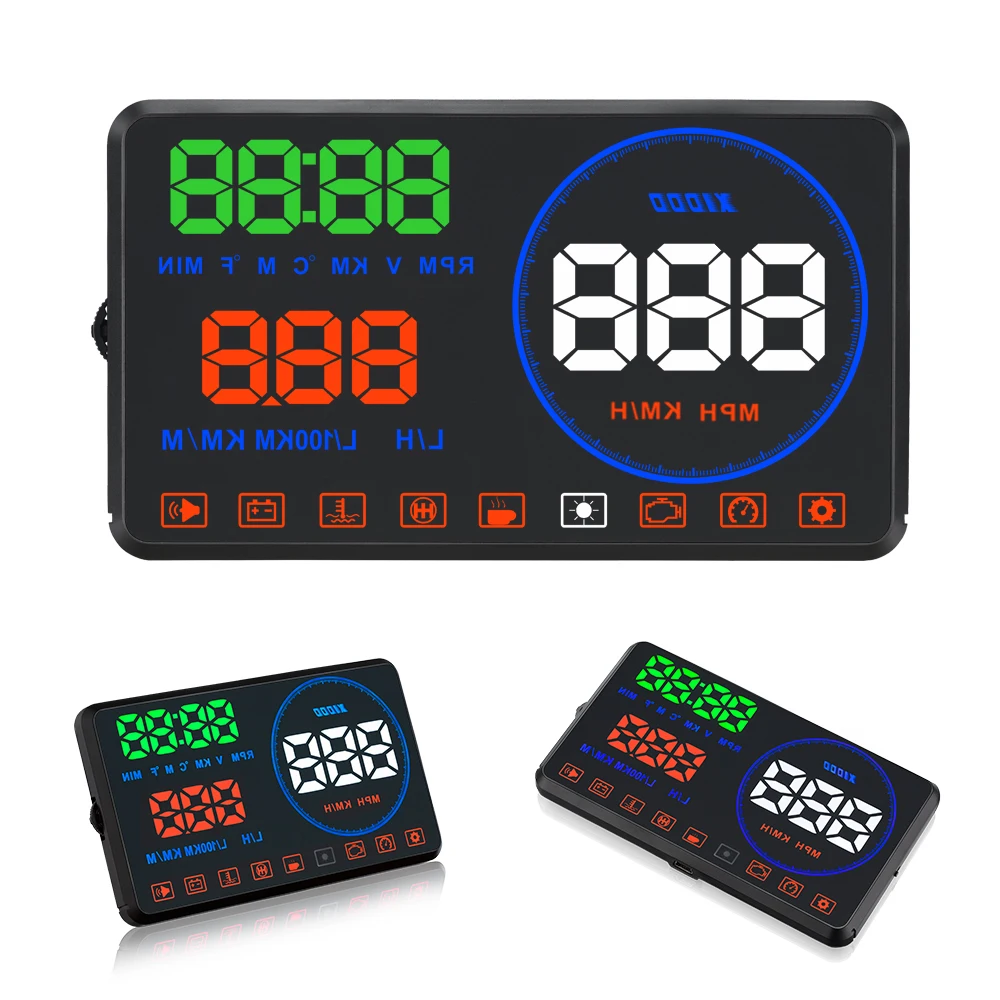 

HD 5,5 M9 HUD displayWith OBD2 EUOBD