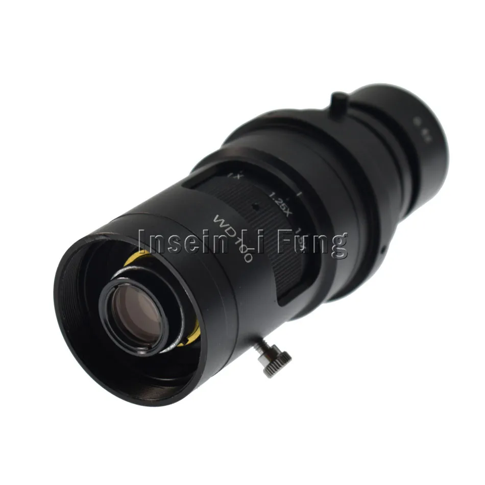 HD 1080P HDMI Industry Video Microscope Camera+10X-200X Adjustable Magnification Zoom C-mount Lens Working Distance 100mm-150mm |