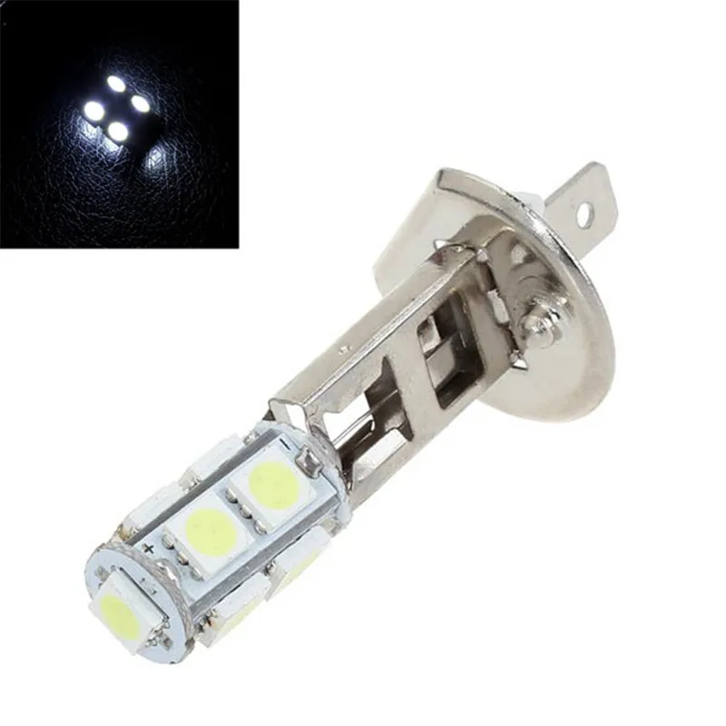 CLAITE Easy to Install Car H1 5050 SMD 9LED Bulb Head Fog Light Lamp White 2W 12V Suitable for Socket | Лампы и освещение