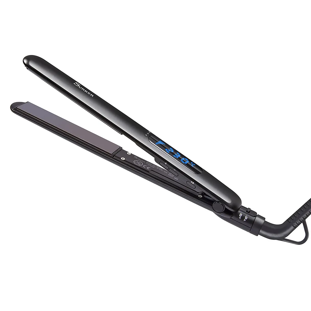 Surker Sk-958 прямые волосы/вьющиеся волосы 2 в 1 нанометр титановая пластина прямой