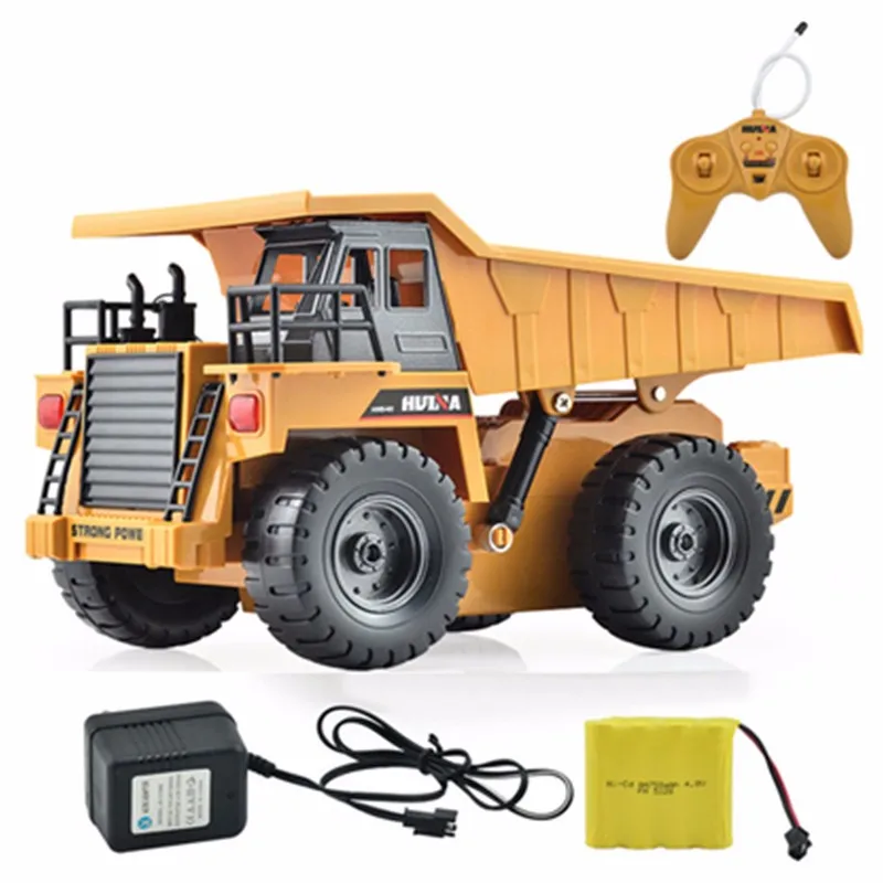HuiNa игрушки 1540 с дистанционным управлением 6 канальный 6CH 1/12 40HMZ RC металлический
