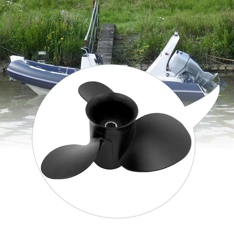 Aluminum Alloy Ship Propeller Marine Outboard with 8 Spline Tooth for Mercury 6-15HP Engines | Автомобили и мотоциклы