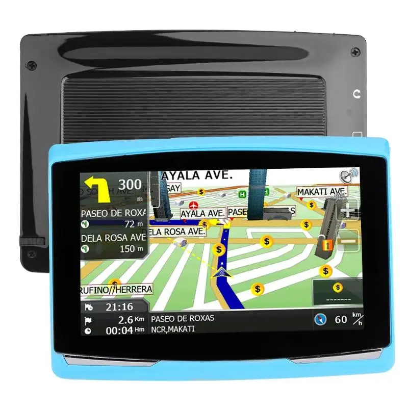 5 дюймов Портативный 8 ГБ Автомобильный навигатор gps FM AV-IN SAT NAV с картой |