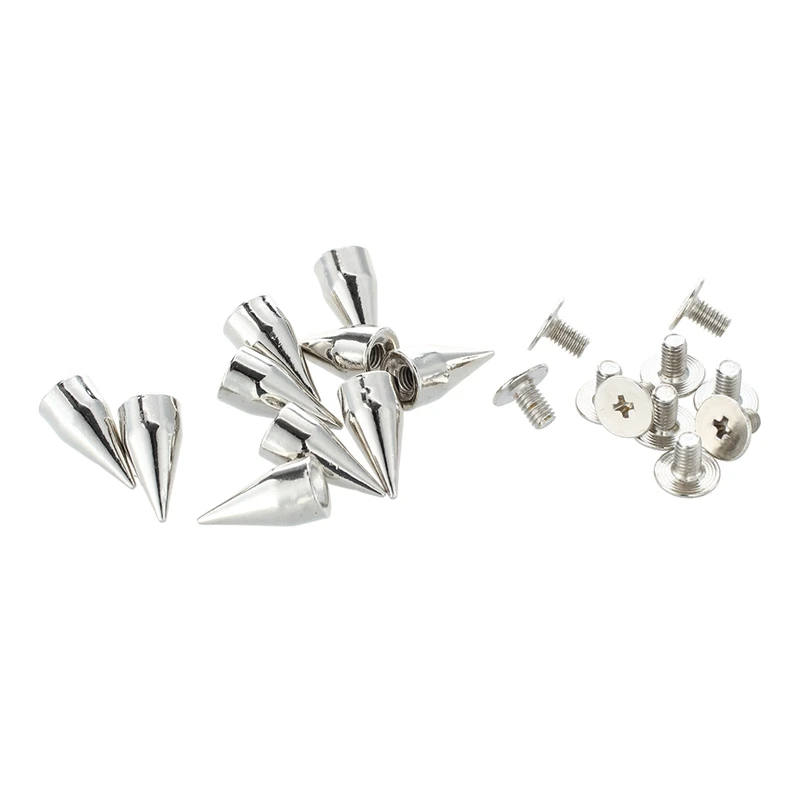 Новые 10 шт. конусные винтовой шип фиксированные шпильки для DIY ремесло кожевенное