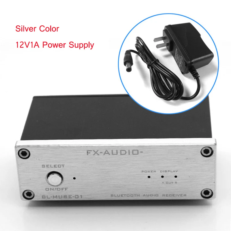 FX-audio BL-MUSE-01 Lossless HiFi bluetooth Amplifier with Antenna Audio Receiver Optical Coaxial Digital 12V 1A | Электроника