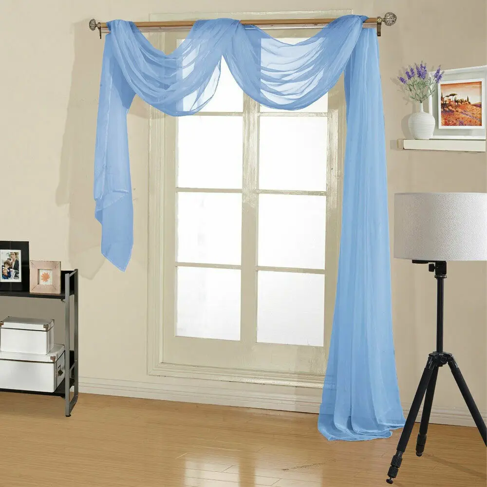Home Textile Window Pastoral String Curtains Patio Net Fringe for Door Fly Screen Windows Divider Cut To DIY Size | Дом и сад