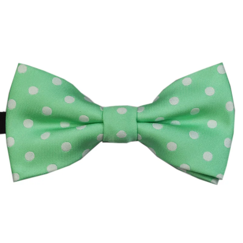 Полиэстер шелк жаккард Модный Полосатый детский Свадебный галстук-бабочка от