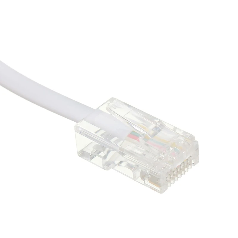 Кабель-переходник RJ11 6P4C Female To Ethernet RJ45 8P8C Male F/M белый горячая распродажа |