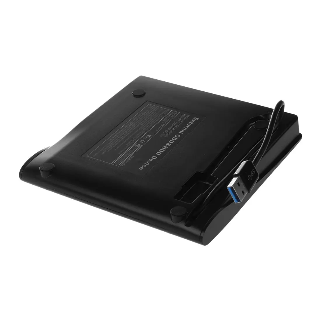 Semoic USB 3 0 Мобильный Внешний чехол для 12 7 мм SATA CD DVD BD-ROM BD-RE Drive BK полезные |