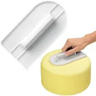 1 шт., пластиковый инструмент для разглаживания поверхностей торта, гаджеты для торта