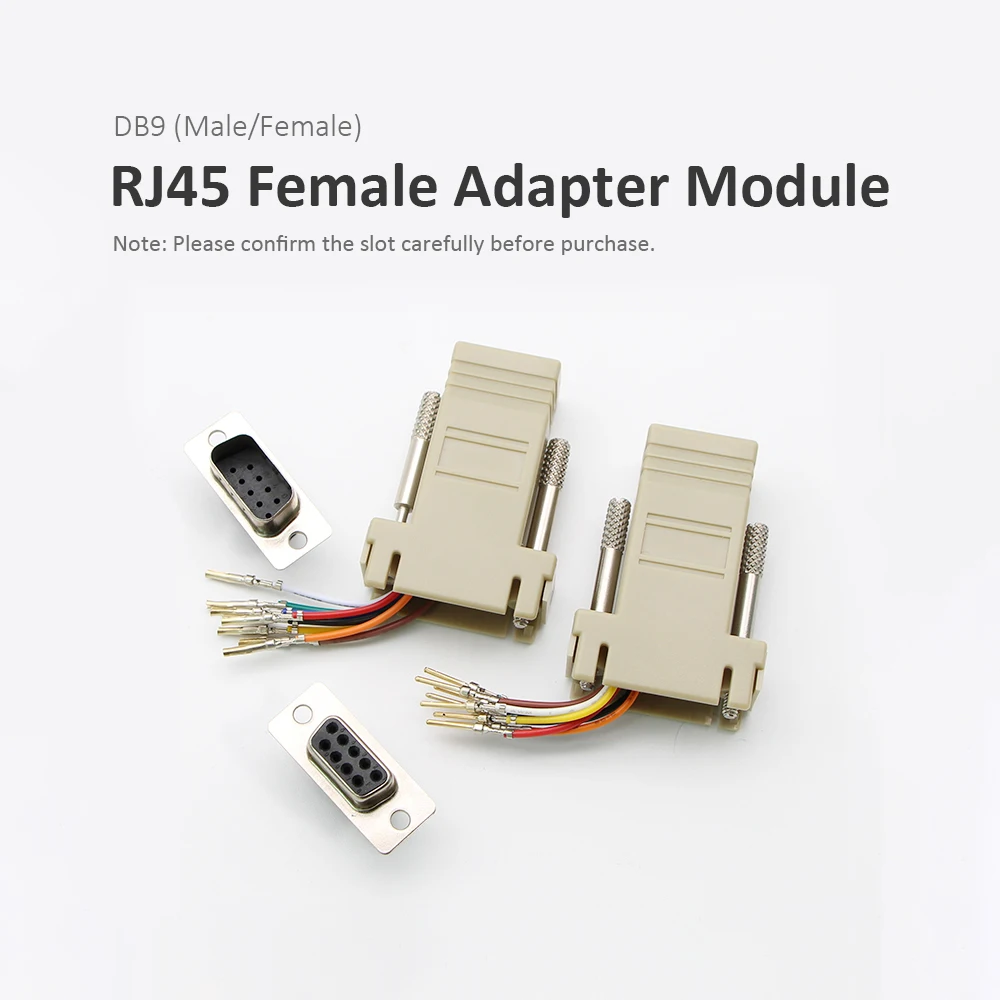 Разъем модема 8P8C для модуля RS232 RJ45 в последовательный порт гнездо дБ 9PIN адаптер