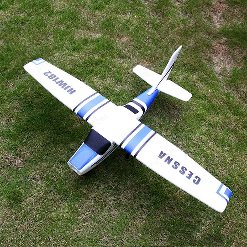Высокое качество Cessna HJW 182 1200 мм размах крыльев EPS тренажер для начинающих RC