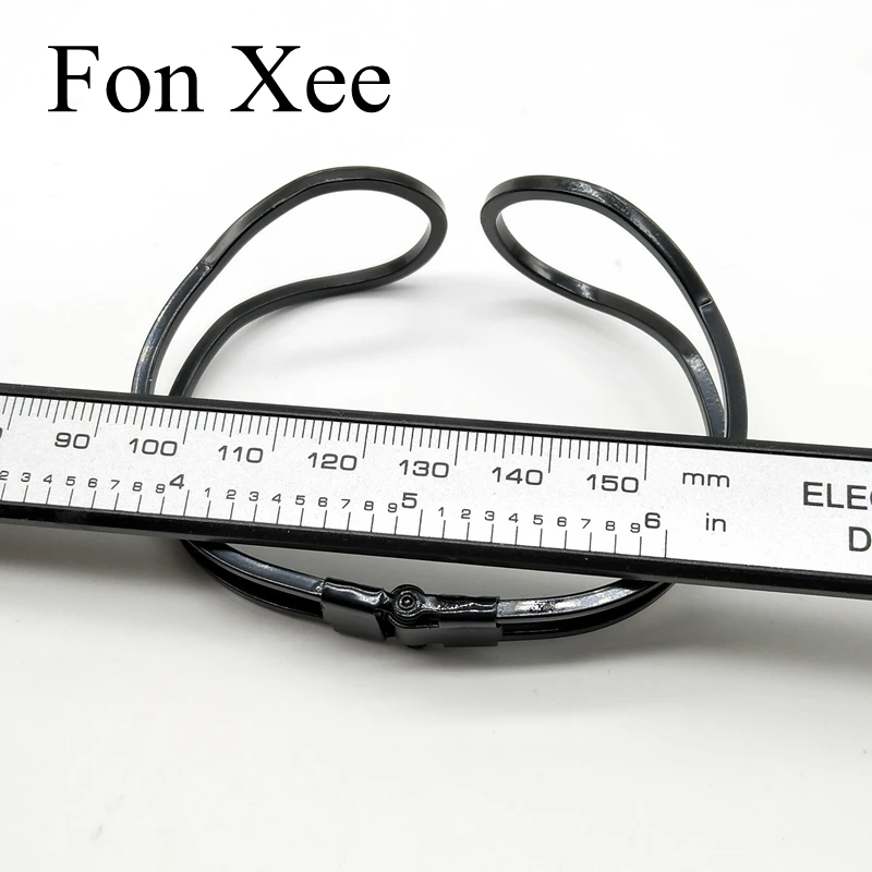 Fon XEE черный широкий манжет для мужчин и женщин простой стиль открытый
