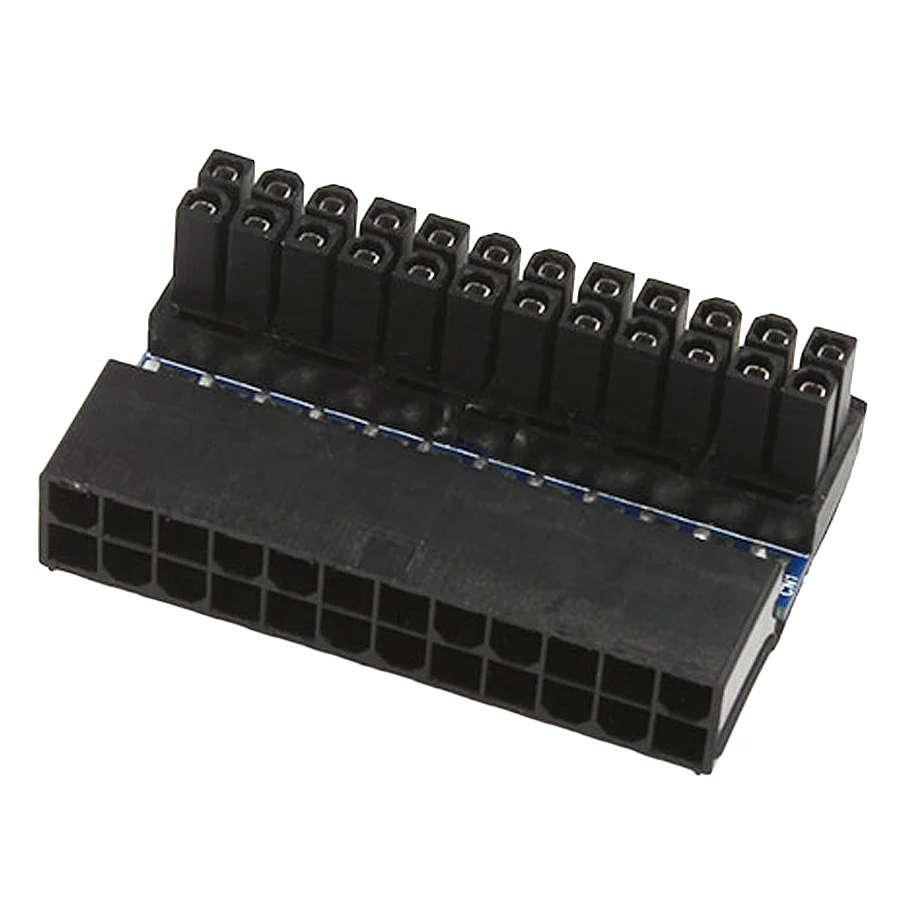 Atx 24 Pin Female To Male Прямоугольный адаптер для настольного ПК источник