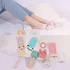 Разноцветные невидимые короткие женские носки-башмачки с животными, Летние Удобные Хлопковые женские носки до щиколотки, 1 пара = 2 шт., XG31