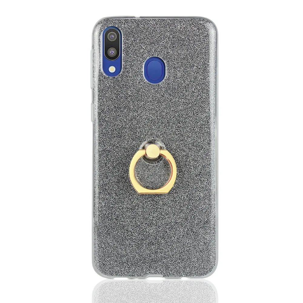 Для LG Q8 Q7 Q6 флэш кольцо чехол для телефона со стразами мобильного кольцевой soft shell