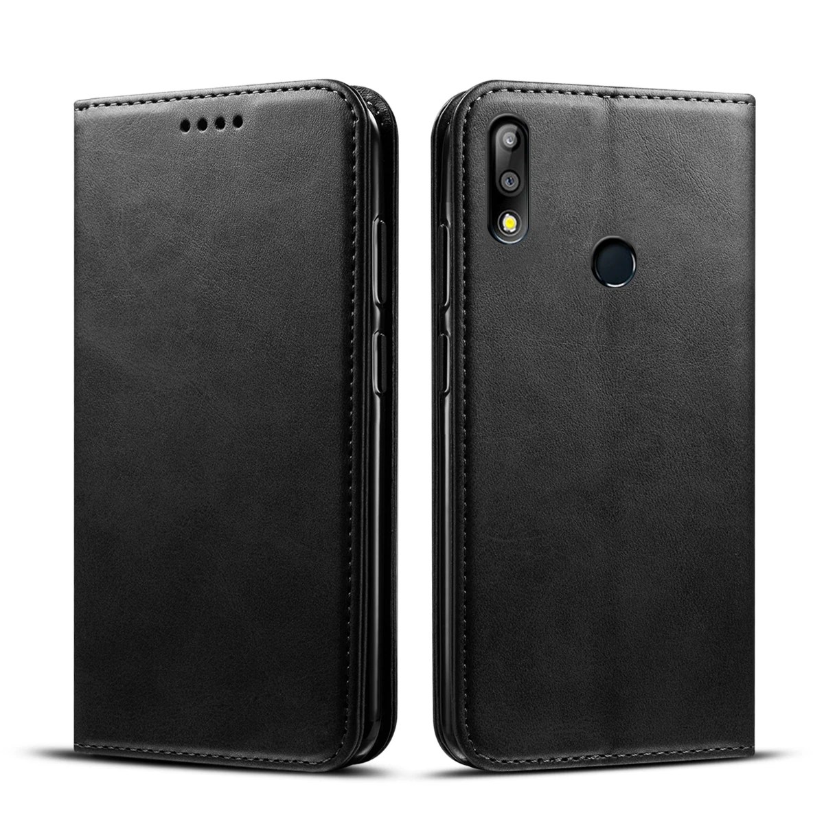 Casewin для Asus Zenfone Max Pro M2 ZB631KL до середины икры зерна из искусственной кожи чехол
