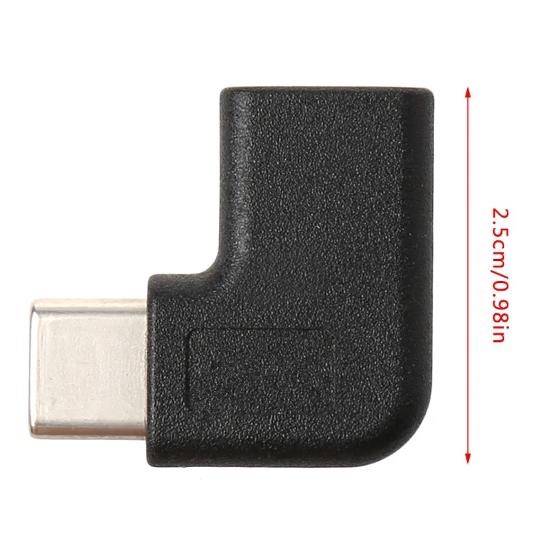 IG-90 градусов правый угол USB 3 1 Тип C папа к женскому USB-C адаптер конвертер |