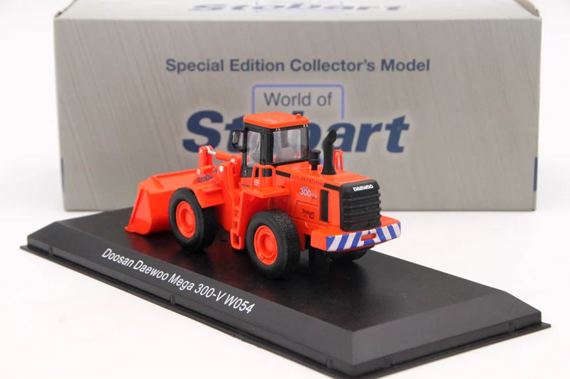 Atlas 1/76 для Eddie Stobart Rail Doosan Daewoo Mega 300 V W054 модели литья под давлением игрушки
