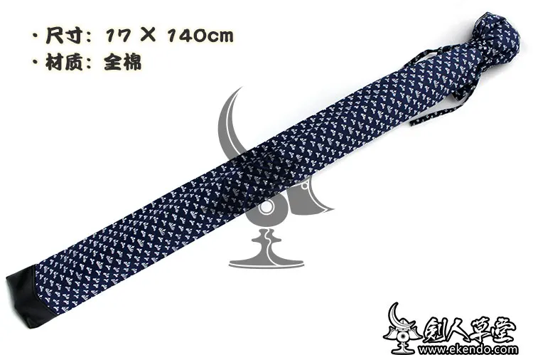 IKENDO.NET-SG013-san bon SHOBU дизайн Shinai сумка для трех shinais с плечевым ремнем- хлопок kendo shinai чехол сумка