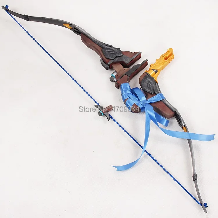 Overwatch Hanzo кожа молодой мастер оружие Косплей Реплика лук Quiver Prop|Аксессуары для