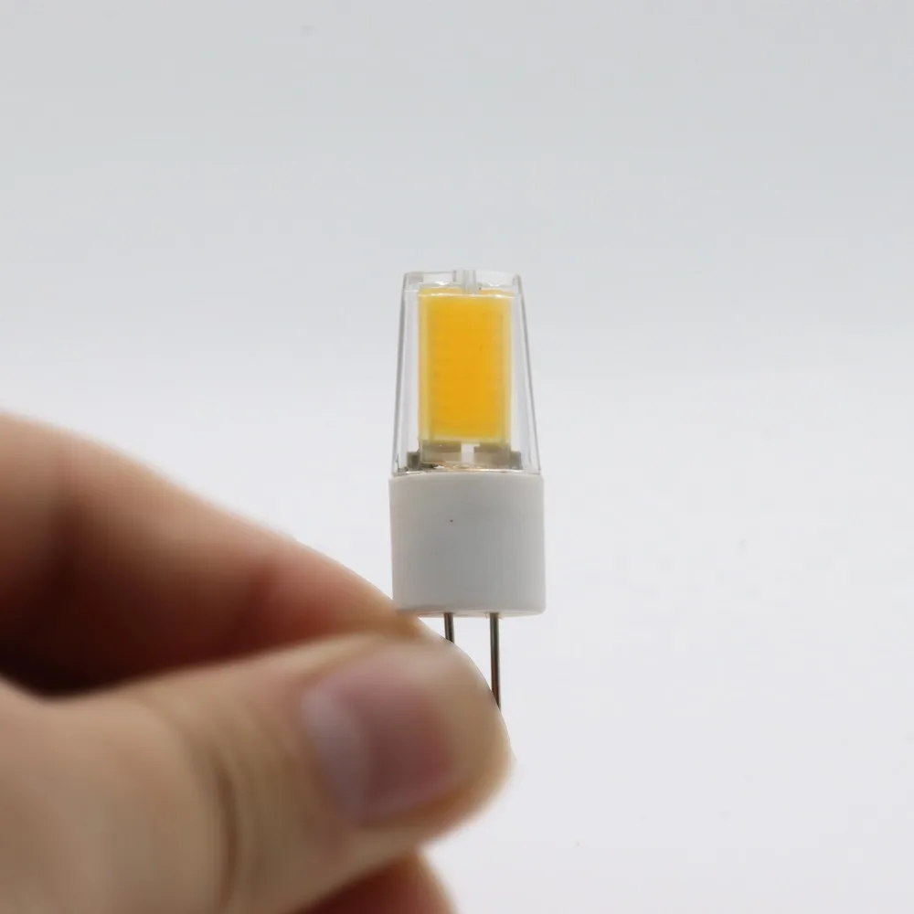 3 Вт Светодиодная лампа G4 свет AC/DC12V AC220 240V COB светодиодное Освещение