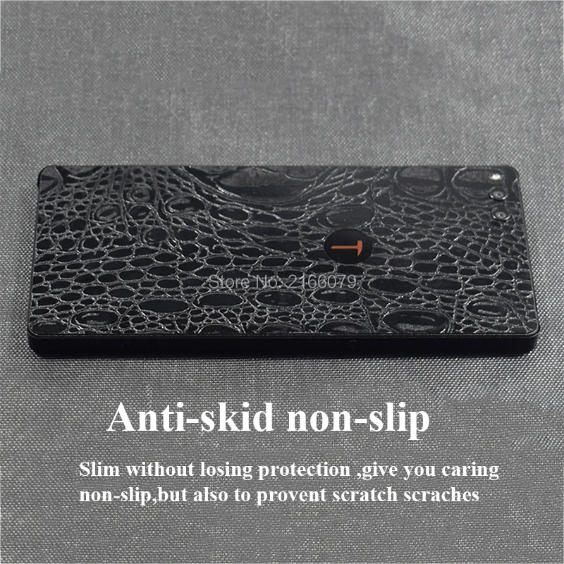 For Smartisan Nut 3 Nut3 / U3 5.99&quot Crocodile Snake Skin Pattern Leather Full Body Back Cover Matte Decals Wrap Sticker Film |