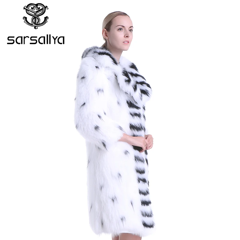 SARSALLYA real fur coat fashion Knitted natural Raccoon Dog Fur women fox coats vest | Женская одежда