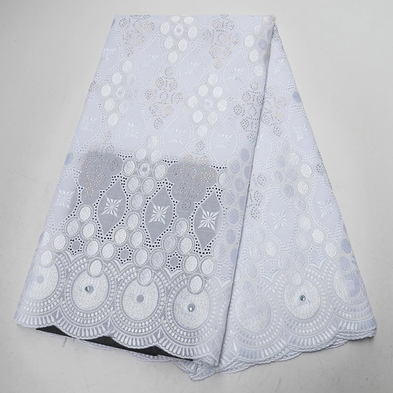 High quality Swiss voile lace in Switzerland embroidery cotton African dry fabric 2019 Nigerian men women stones | Дом и сад
