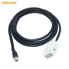 FEELDO 1 шт. автомобильный Радио Аудио MP3 RCD510 + RCD310 + AUX-IN Кабель-адаптер для Volkswagen Passat B6 Golf 12-контактный порт AUX кабель