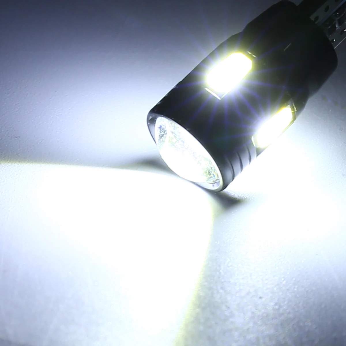 

2pcs T10 5730 6LED Canbus Daytime Light 12V 6000K Fog License Plate Reading Light Bulb White 55LM